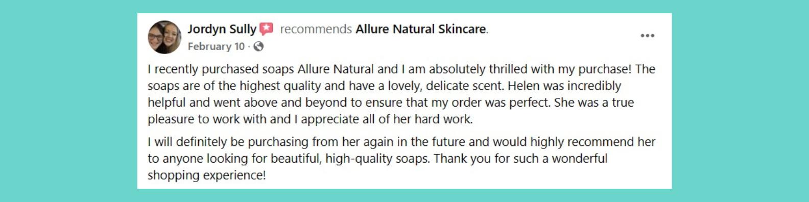 Excellent soap review, 5 Stars, Australian made Skincare